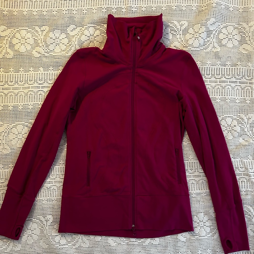 Lululemon Athletica Magenta Jacket Size 10